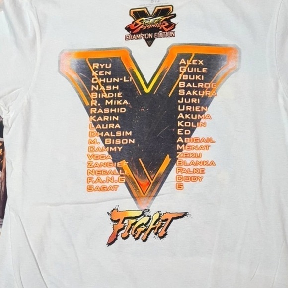 Street Fighter CAPCOM Classic Tee Shirt NWT - Picture 5 of 9